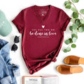 Be Done in Love Christian V-Neck - Adult & Kids T-Shirts, Sweatshirts & Hoodies apparel design preview 1