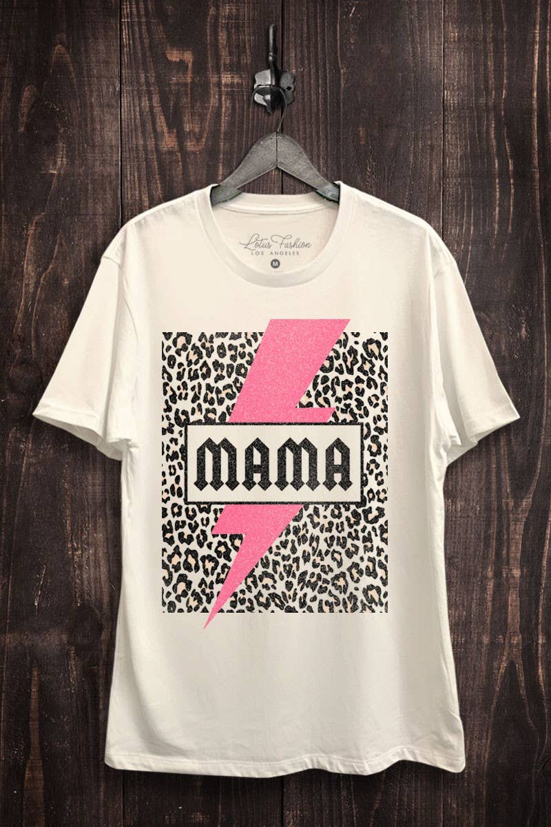 Mama Thunderbolt Graphic Top - Adult & Kids T-Shirts, Sweatshirts & Hoodies apparel design preview 1