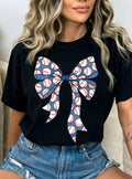Baseball Coquette Bow Graphic - Adult & Kids T-Shirts, Sweatshirts & Hoodies apparel design preview 1