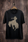 Leopard Cowboy Graphic Top - Adult & Kids T-Shirts, Sweatshirts & Hoodies apparel design preview 1
