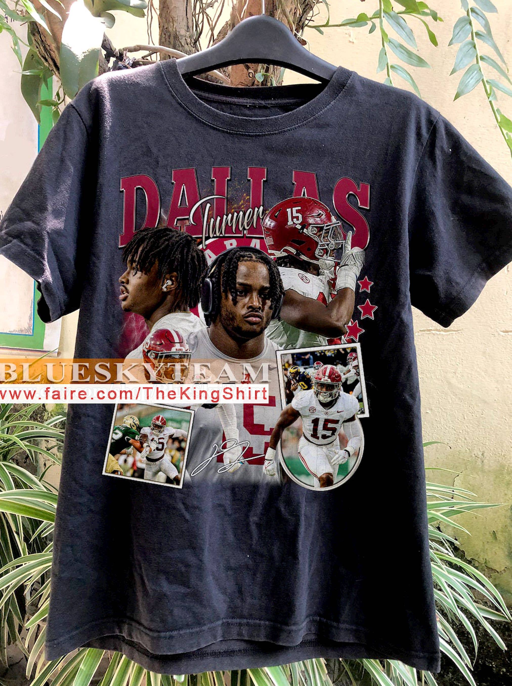 Vintage 90s Dallas Turner Retro Football Gift AZ01 - Adult & Kids T-Shirts, Sweatshirts & Hoodies apparel design preview 1