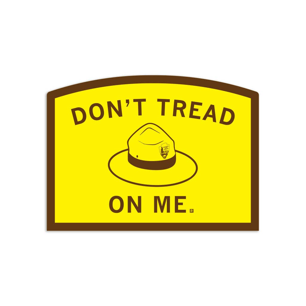 Don't Tread On National Parks Sticker - Adult & Kids T-Shirts, Sweatshirts & Hoodies apparel design preview 1