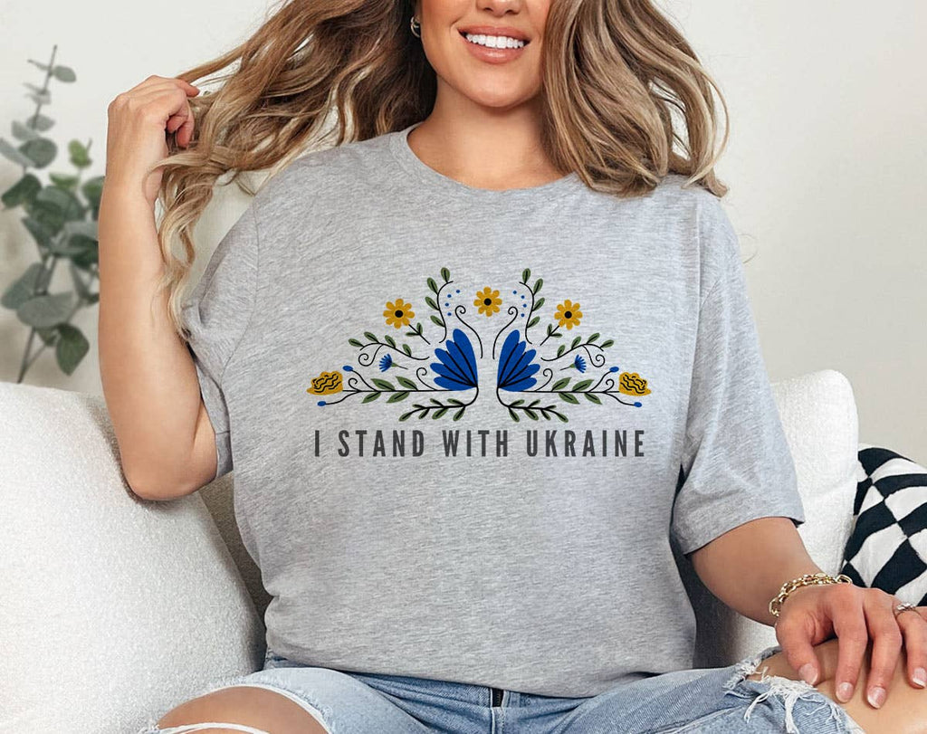 I Stand with Ukraine Anti-Trump - Adult & Kids T-Shirts, Sweatshirts & Hoodies apparel design preview 1