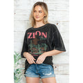 Zion Utah- Unisex Oversized Mineral Wash - Adult & Kids T-Shirts, Sweatshirts & Hoodies apparel design preview 1