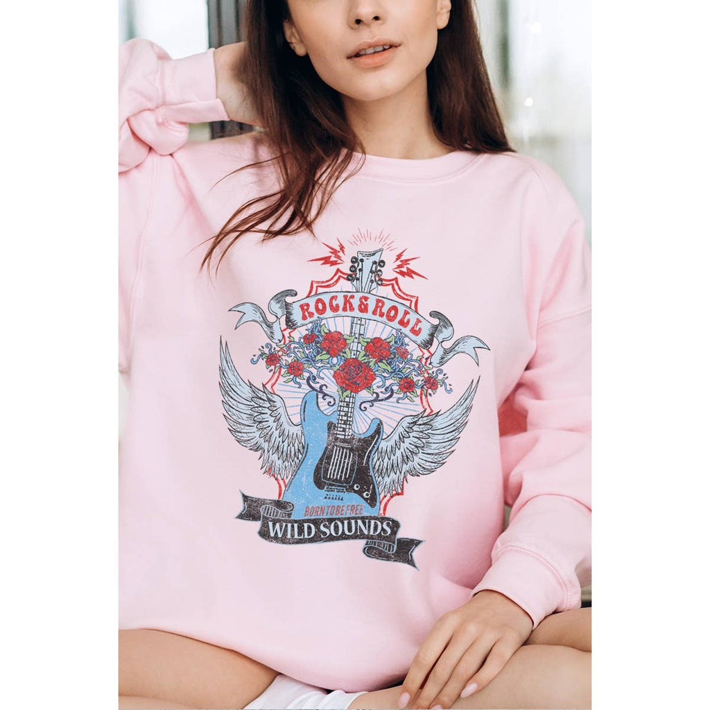 Rock and Roll Vintage Graphic - Adult & Kids T-Shirts, Sweatshirts & Hoodies apparel design preview 1