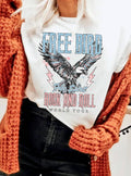 Free Bird Spirit Rock and Roll Eagle Graphic - Adult & Kids T-Shirts, Sweatshirts & Hoodies apparel design preview 1