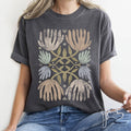 Boho Folk Art Chic Floral - Adult & Kids T-Shirts, Sweatshirts & Hoodies apparel design preview 1