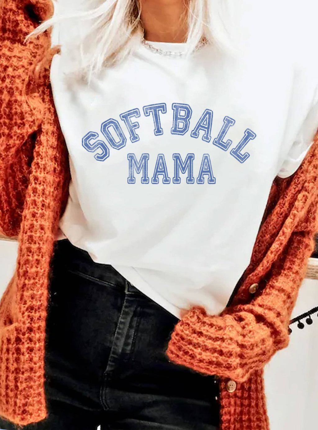 Softball Mama Graphic - Adult & Kids T-Shirts, Sweatshirts & Hoodies apparel design preview 1