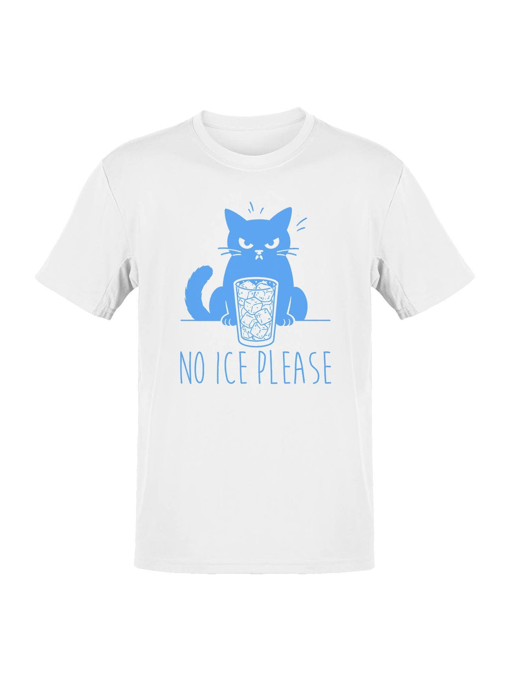 No Ice: Mad Cat Men's White - Adult & Kids T-Shirts, Sweatshirts & Hoodies apparel design preview 1
