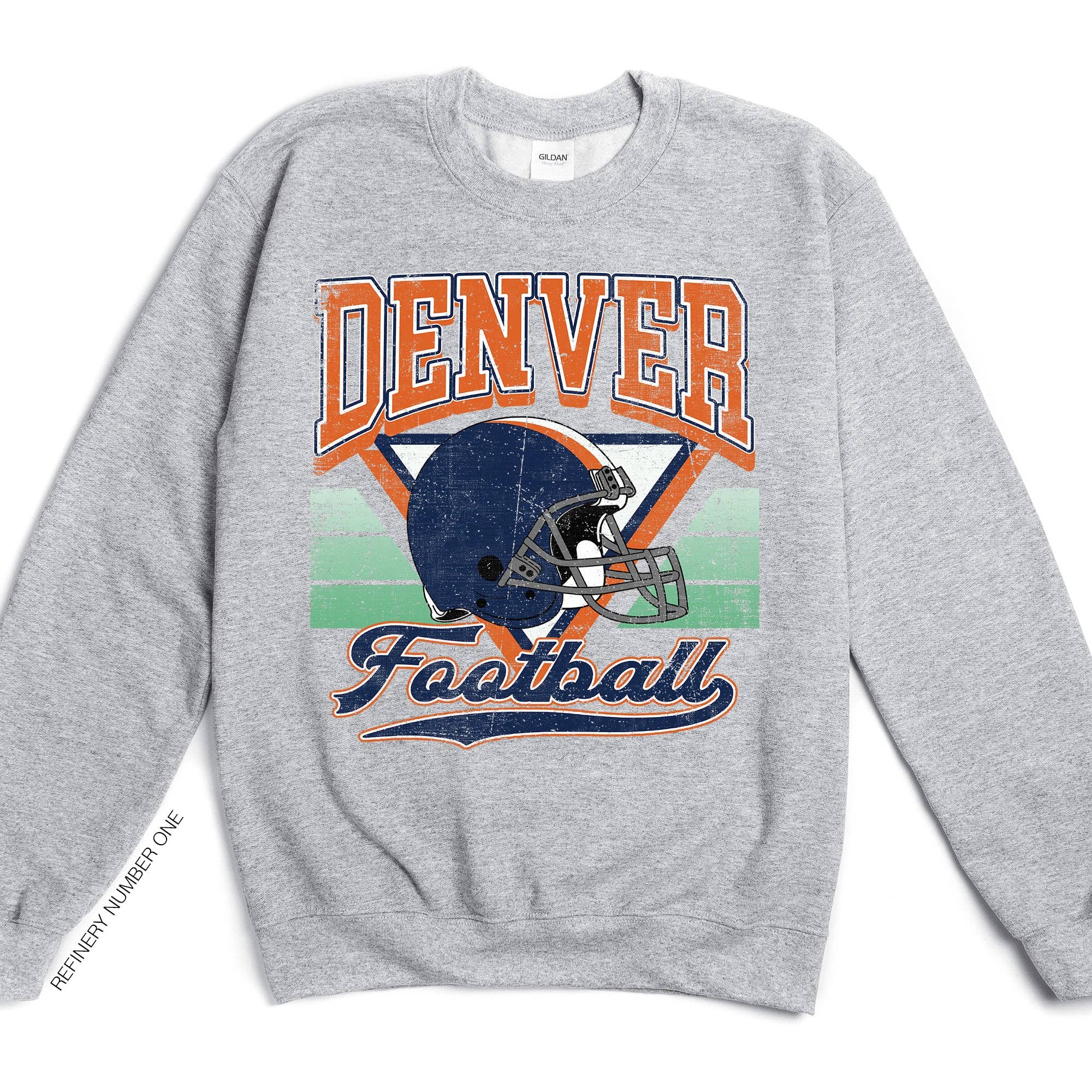 Denver Football, Season, Game Day, Sports - Adult & Kids T-Shirts, Sweatshirts & Hoodies apparel design preview 1
