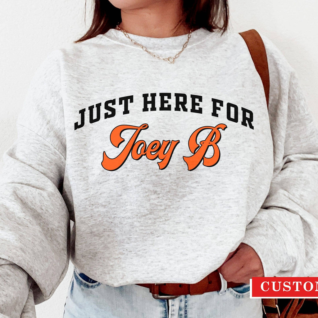 Just Here For Joey B Cincinnati Football Fan - Adult & Kids T-Shirts, Sweatshirts & Hoodies apparel design preview 1