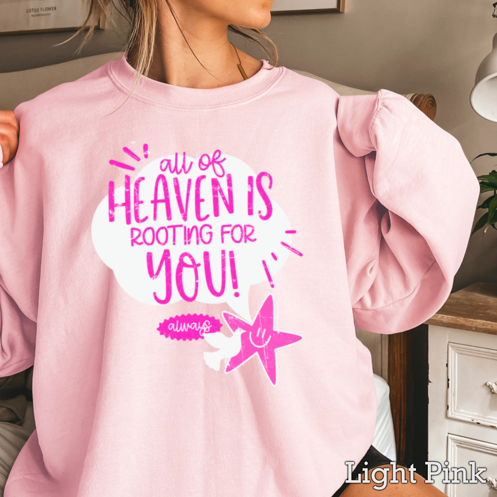 Heaven Is Rooting For You Christian Graphic - Adult & Kids T-Shirts, Sweatshirts & Hoodies apparel design preview 1