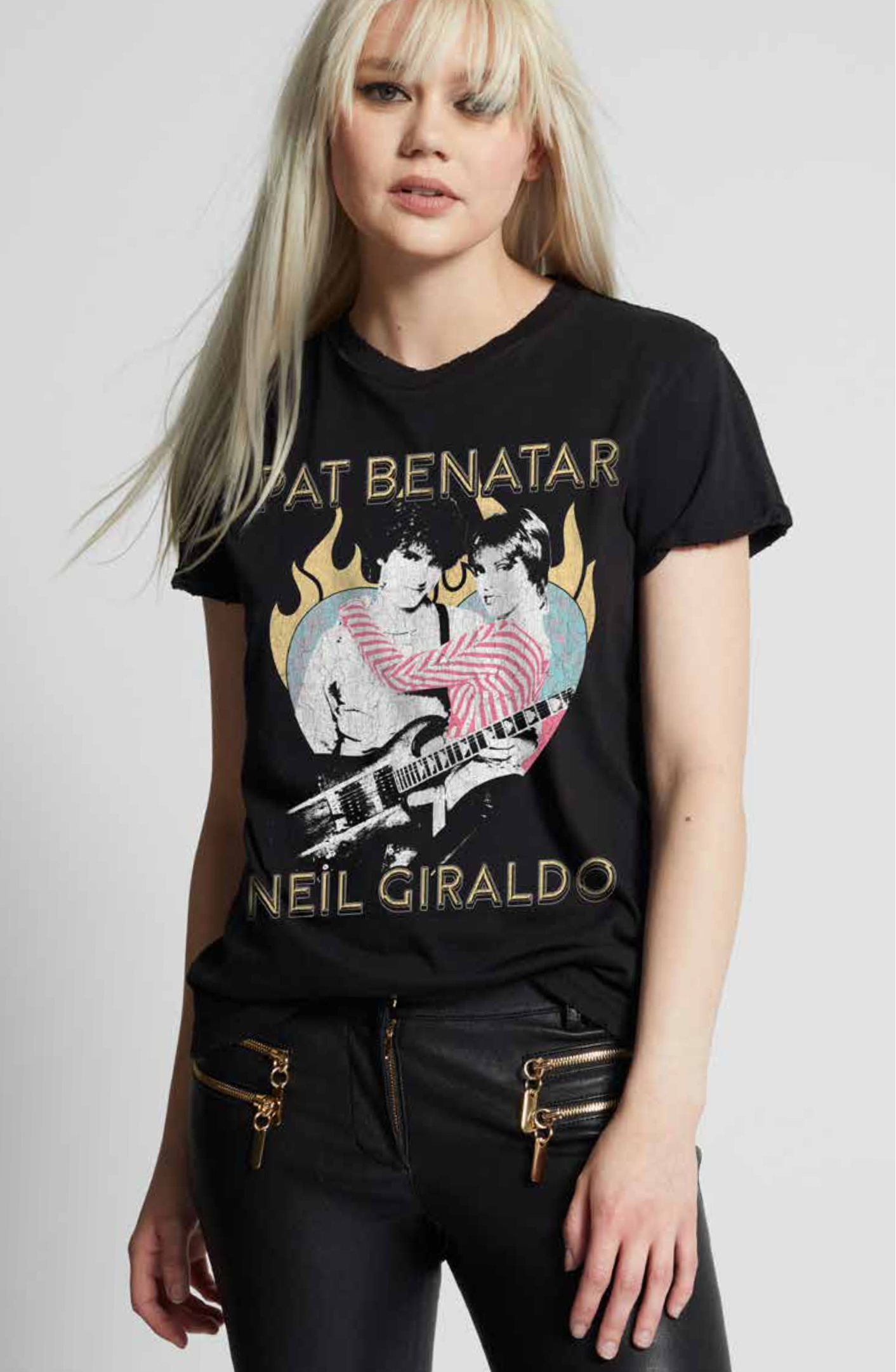 302779 830 Pat Benatar Neil Giraldo Ss Graphic - Adult & Kids T-Shirts, Sweatshirts & Hoodies apparel design preview 1
