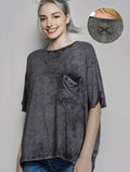 `.Washed Ribbed Oversized Top w/ Back Patch - Adult & Kids T-Shirts, Sweatshirts & Hoodies apparel design preview 1