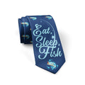Eat Sleep Fish Tie - Adult & Kids T-Shirts, Sweatshirts & Hoodies apparel design preview 1