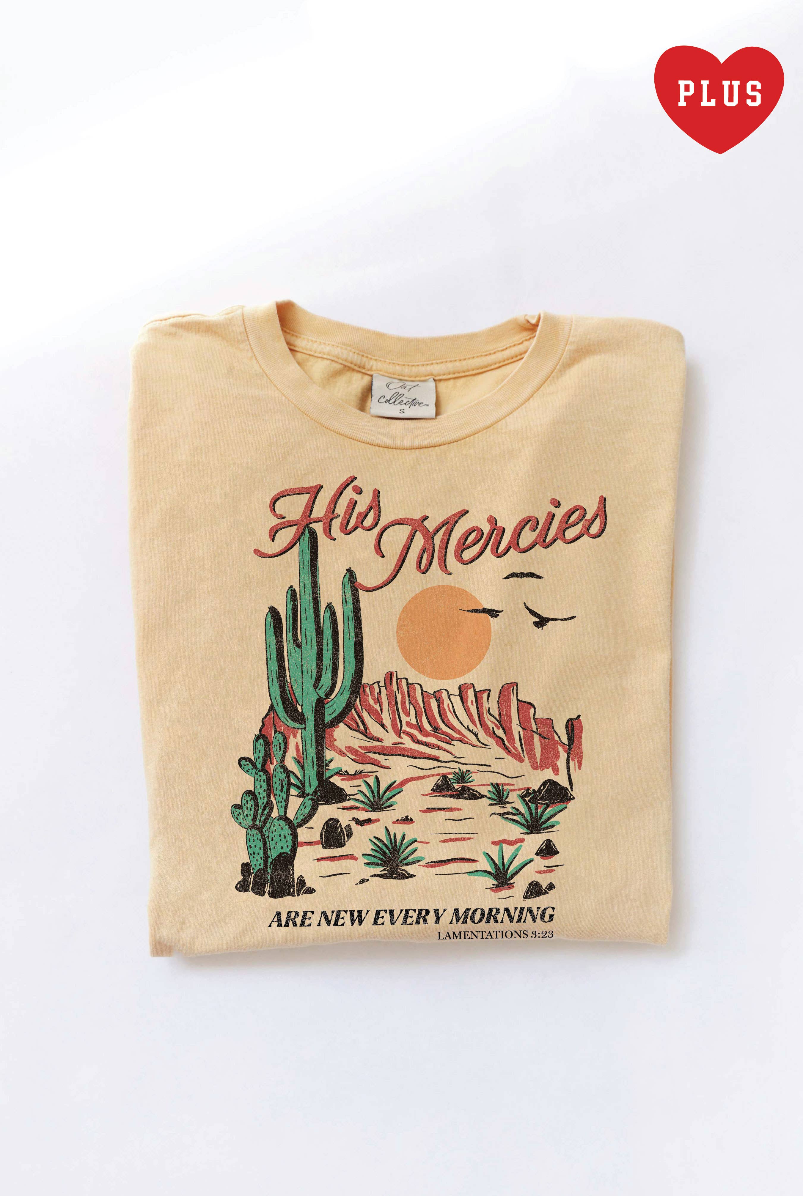 His Mercies Plus Mineral Graphic Top - Adult & Kids T-Shirts, Sweatshirts & Hoodies apparel design preview 1