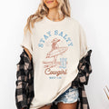 Stay Salty Cowgirl, Matthew, Faith Beach, Summer - Adult & Kids T-Shirts, Sweatshirts & Hoodies apparel design preview 1