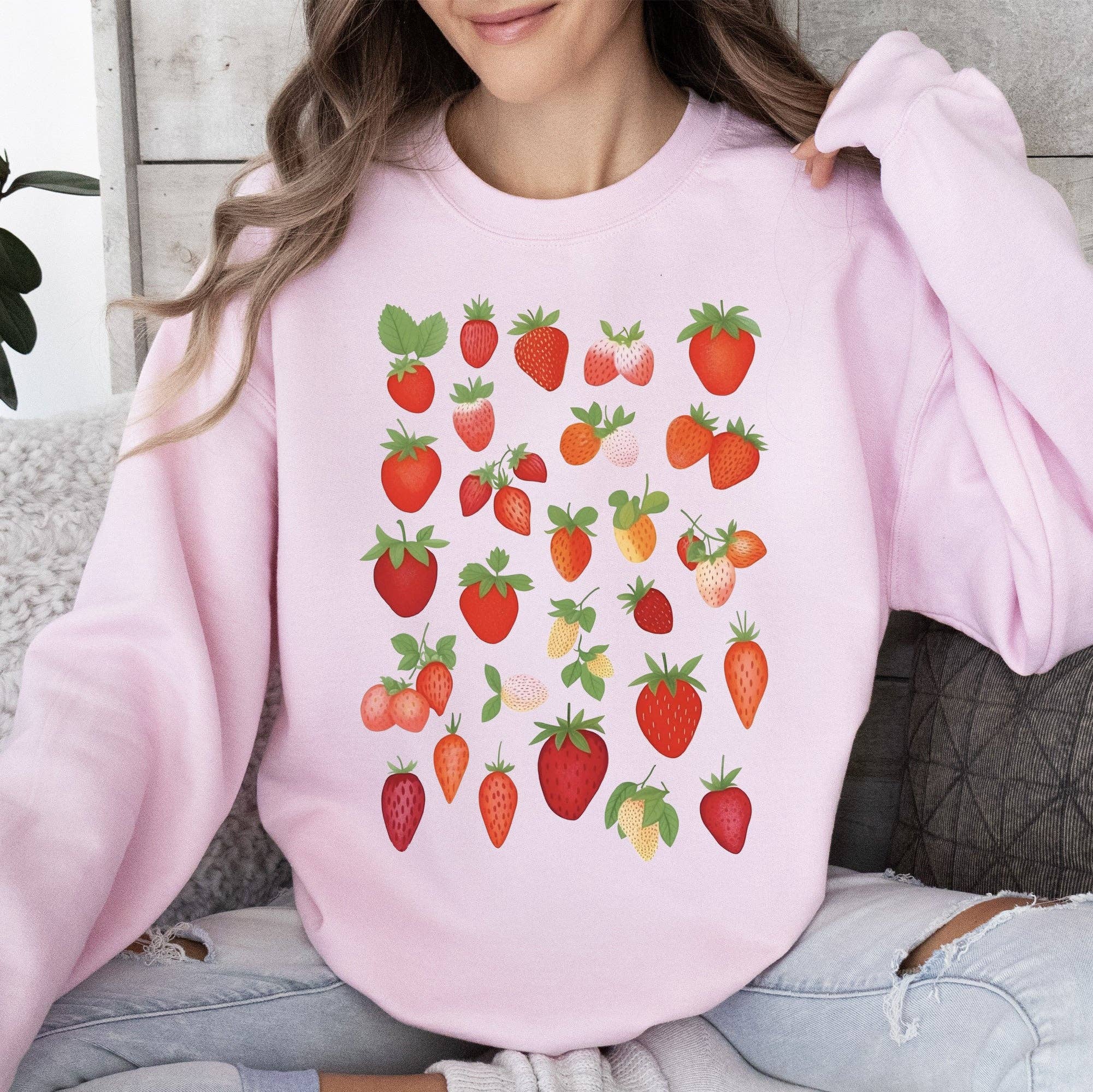 Sweet Strawberry Delight, Juicy Fruit, Berry - Adult & Kids T-Shirts, Sweatshirts & Hoodies apparel design preview 1