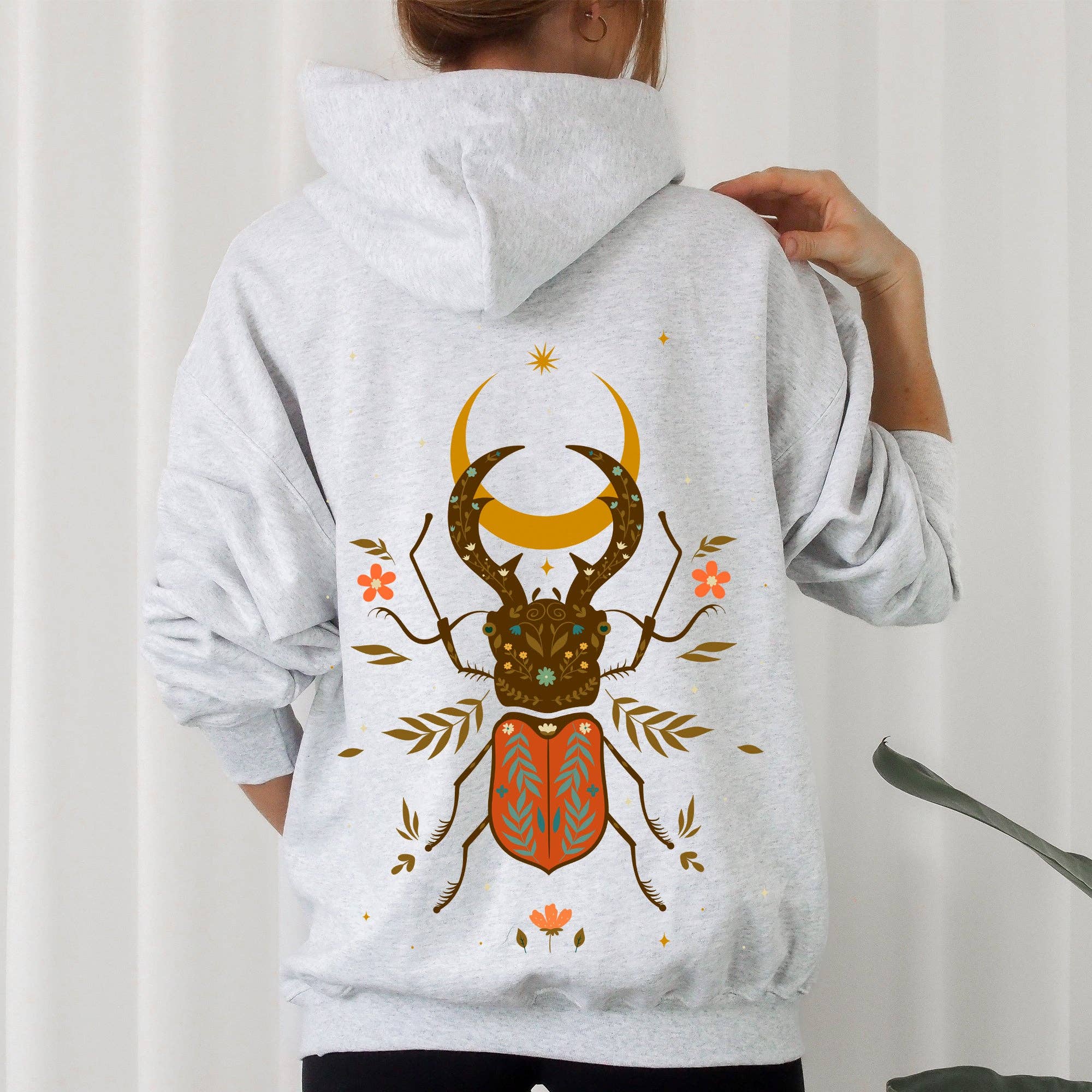 Mystical Animal, Fern, Botanical Floral - Adult & Kids T-Shirts, Sweatshirts & Hoodies apparel design preview 1