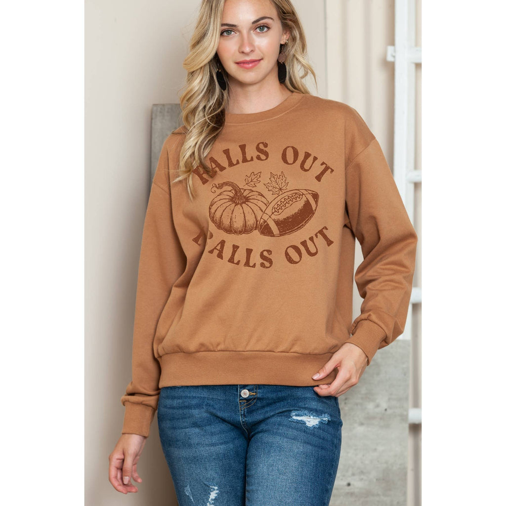 Balls Out Falls Crewneck - Adult & Kids T-Shirts, Sweatshirts & Hoodies apparel design preview 1