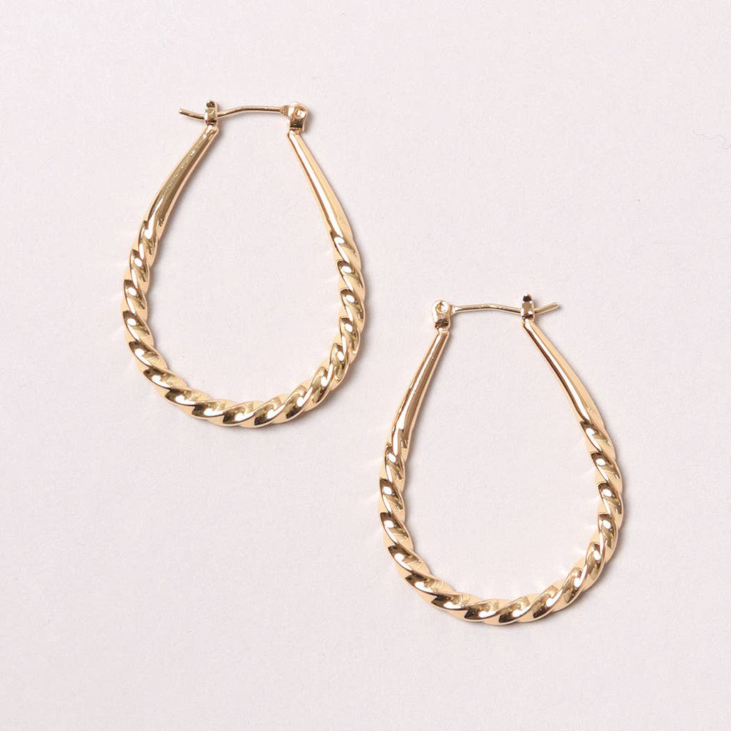14K Gold-Dipped Hoop Earring - Adult & Kids T-Shirts, Sweatshirts & Hoodies apparel design preview 1