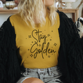 Stay Golden Graphic - Adult & Kids T-Shirts, Sweatshirts & Hoodies apparel design preview 1