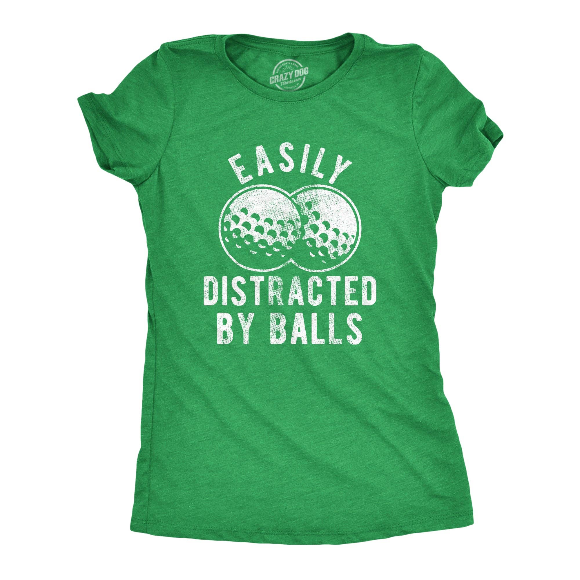 Easily Distracted By Balls Women's - Adult & Kids T-Shirts, Sweatshirts & Hoodies apparel design preview 1