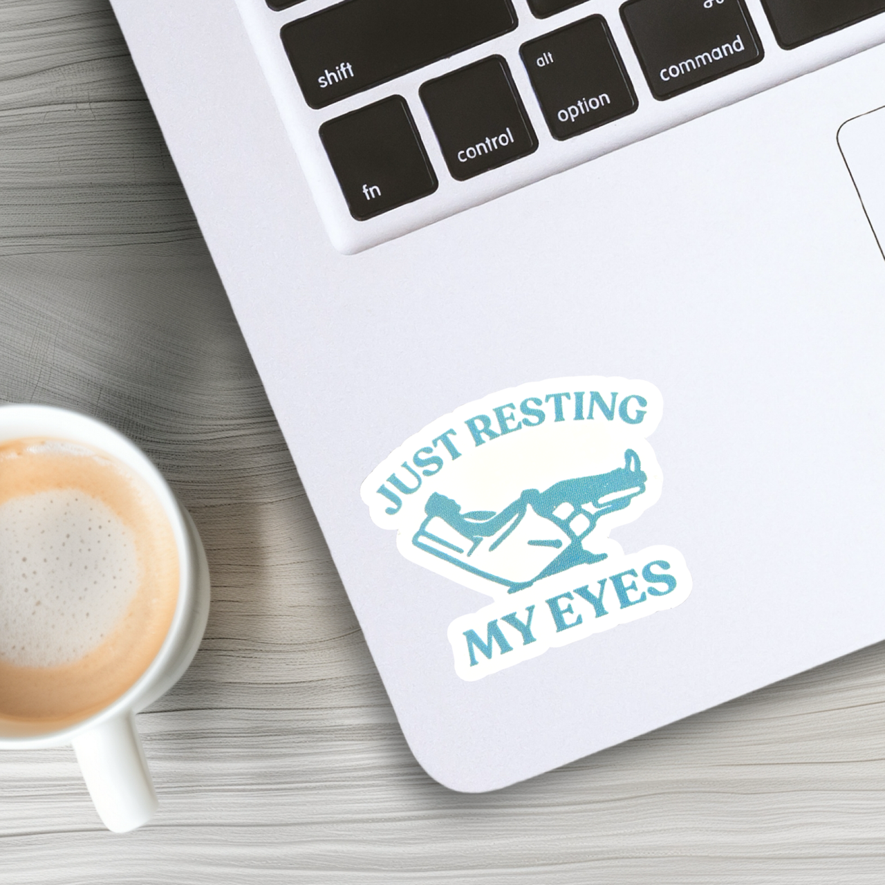 Just Resting My Eyes Sticker - Adult & Kids T-Shirts, Sweatshirts & Hoodies apparel design preview 1