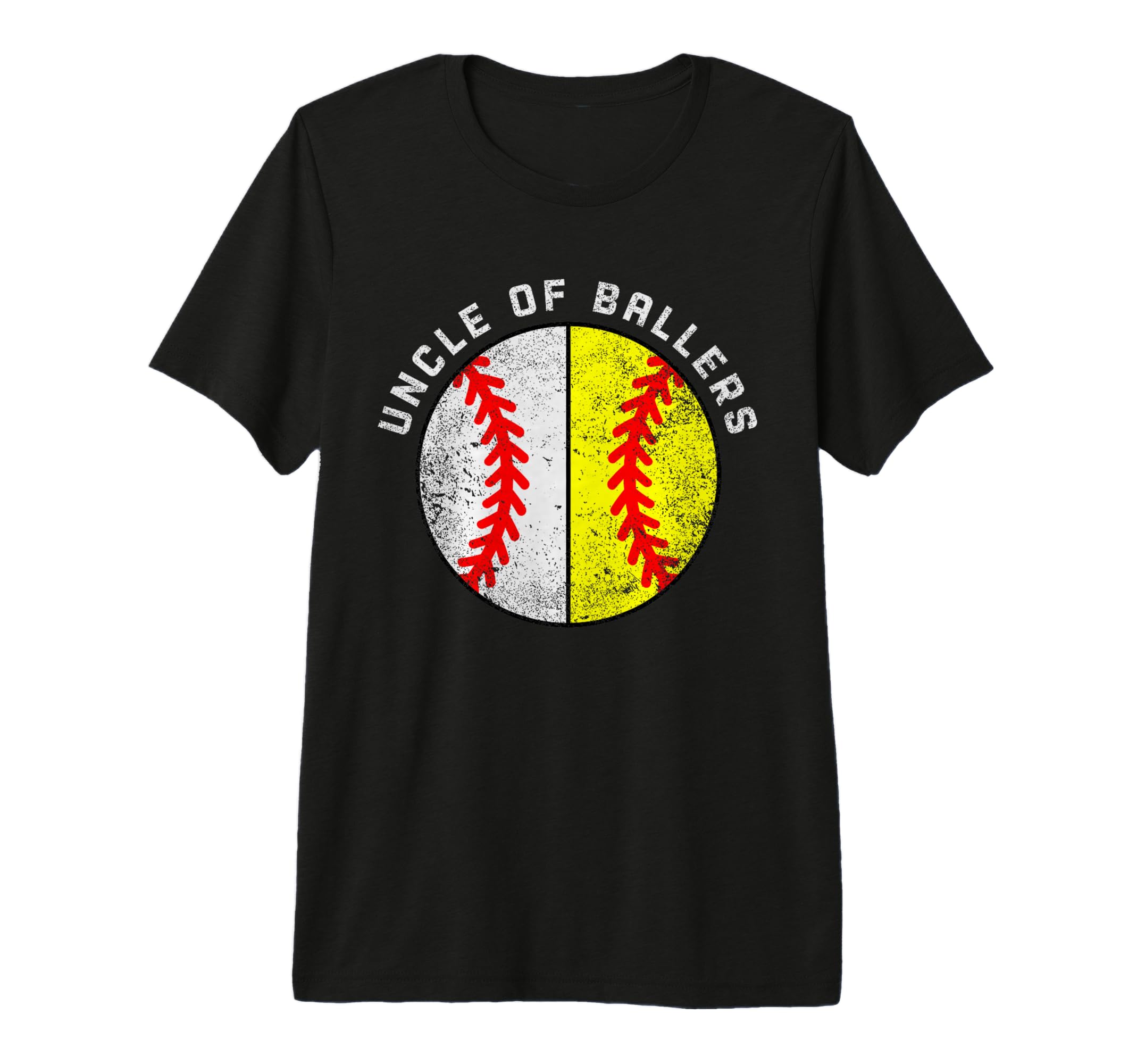 Mens Uncle Ballers Funny Baseball T-Shirt - Aesthetic Graphic for Adults - T-Shirt, Sweatshirt, Hoodie