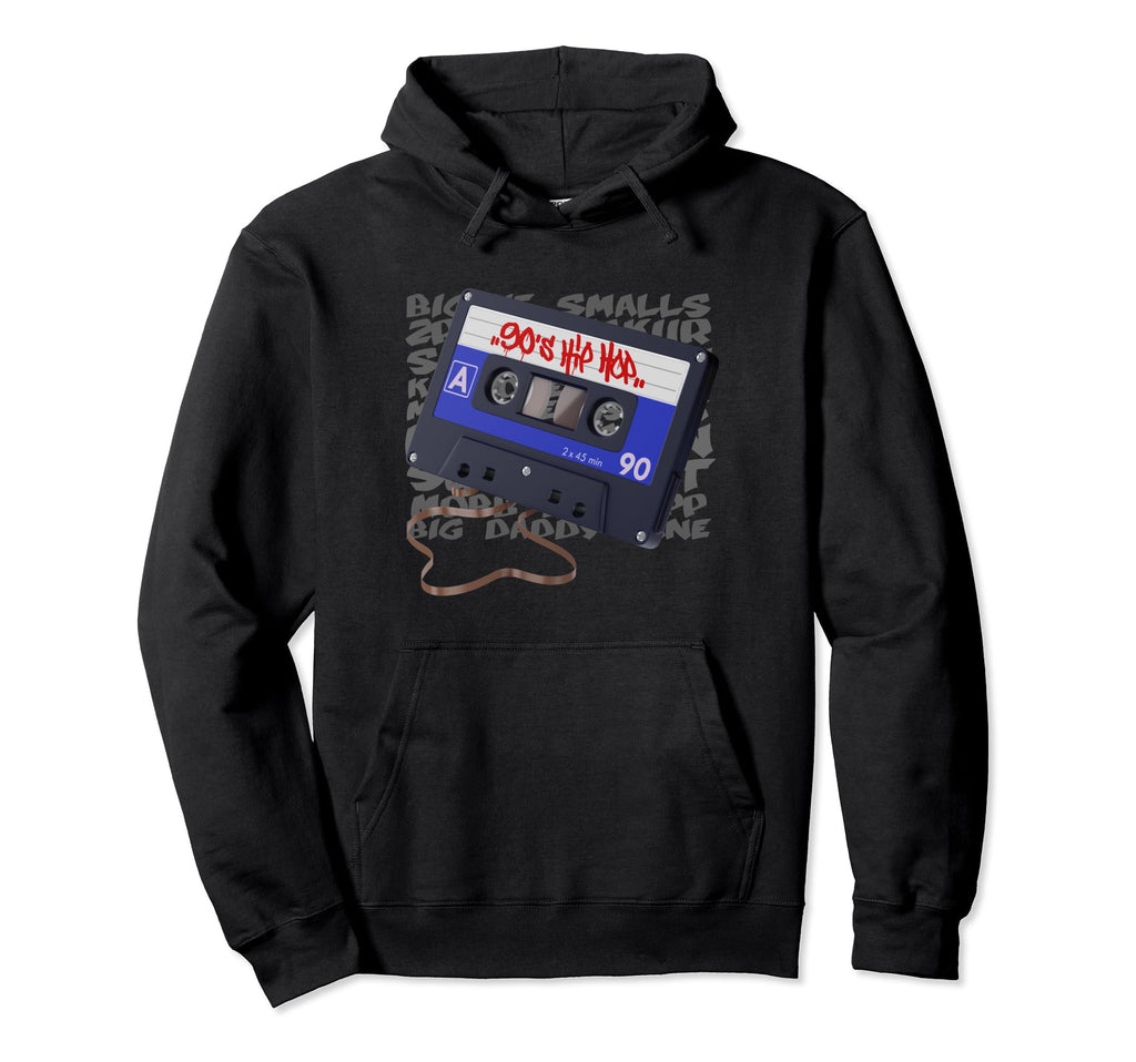 80S 90S Old School Hip Hop Cassette Hoodie - Trendy Graphic for Adults - T-Shirt, Sweatshirt, Hoodie
