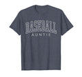 Baseball Auntie Aunt Womens Preppy T-Shirt - Aesthetic Graphic for Adults - T-Shirt, Sweatshirt, Hoodie