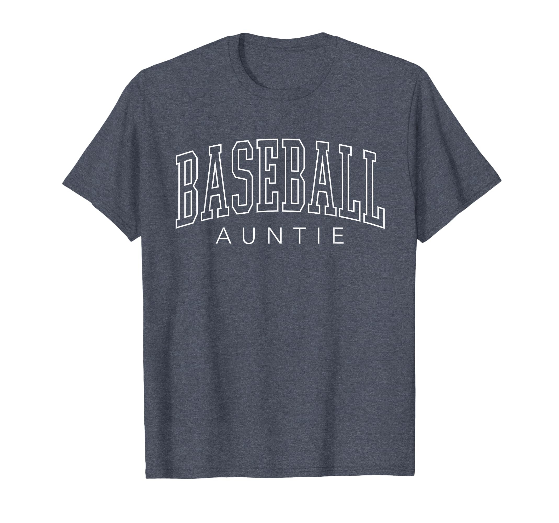 Baseball Auntie Aunt Womens Preppy T-Shirt - Aesthetic Graphic for Adults - T-Shirt, Sweatshirt, Hoodie