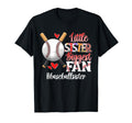 Biggest Fan Baseball Little Sister T-Shirt - Minimalist Print Unisex - T-Shirt, Sweatshirt, Hoodie
