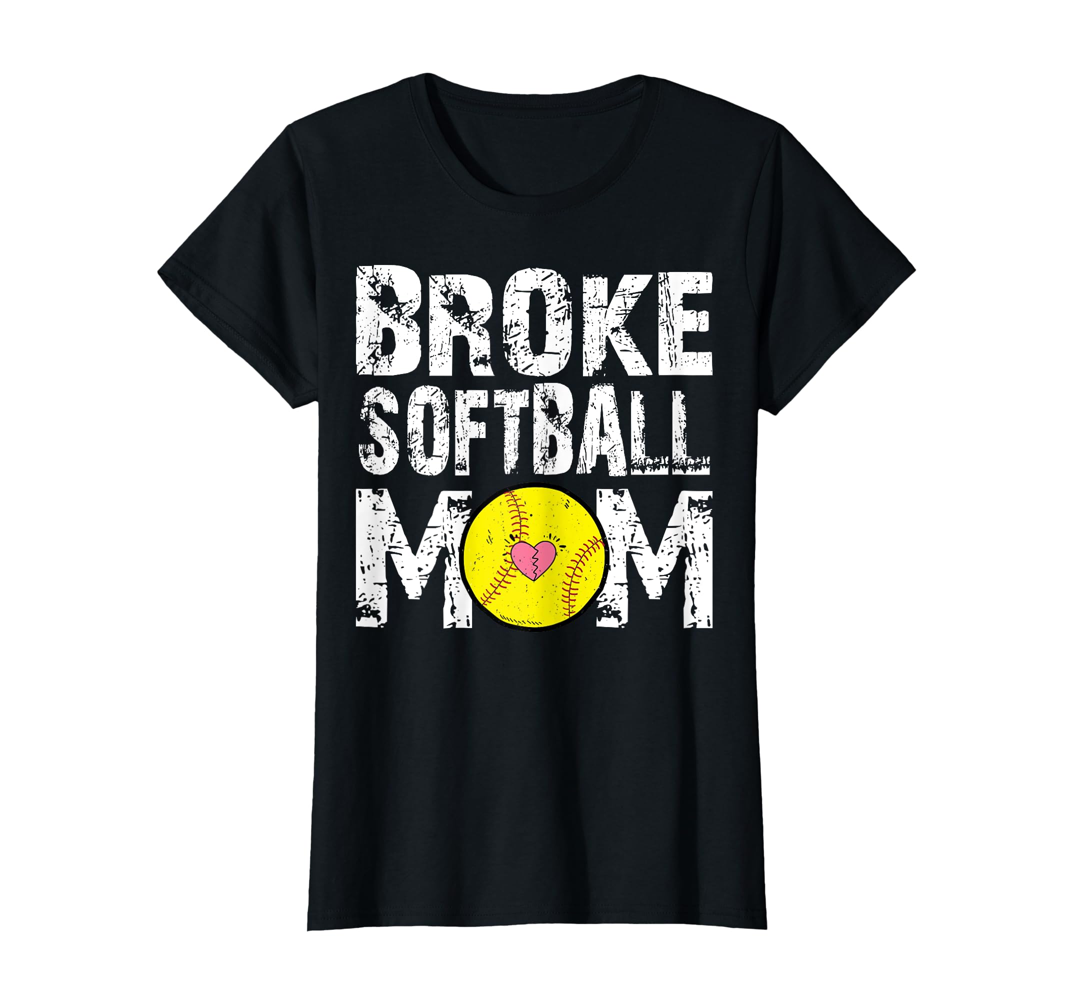 Broke Softball Mom Softball Player T-Shirt - Graphic Print for Adults - T-Shirt, Sweatshirt, Hoodie