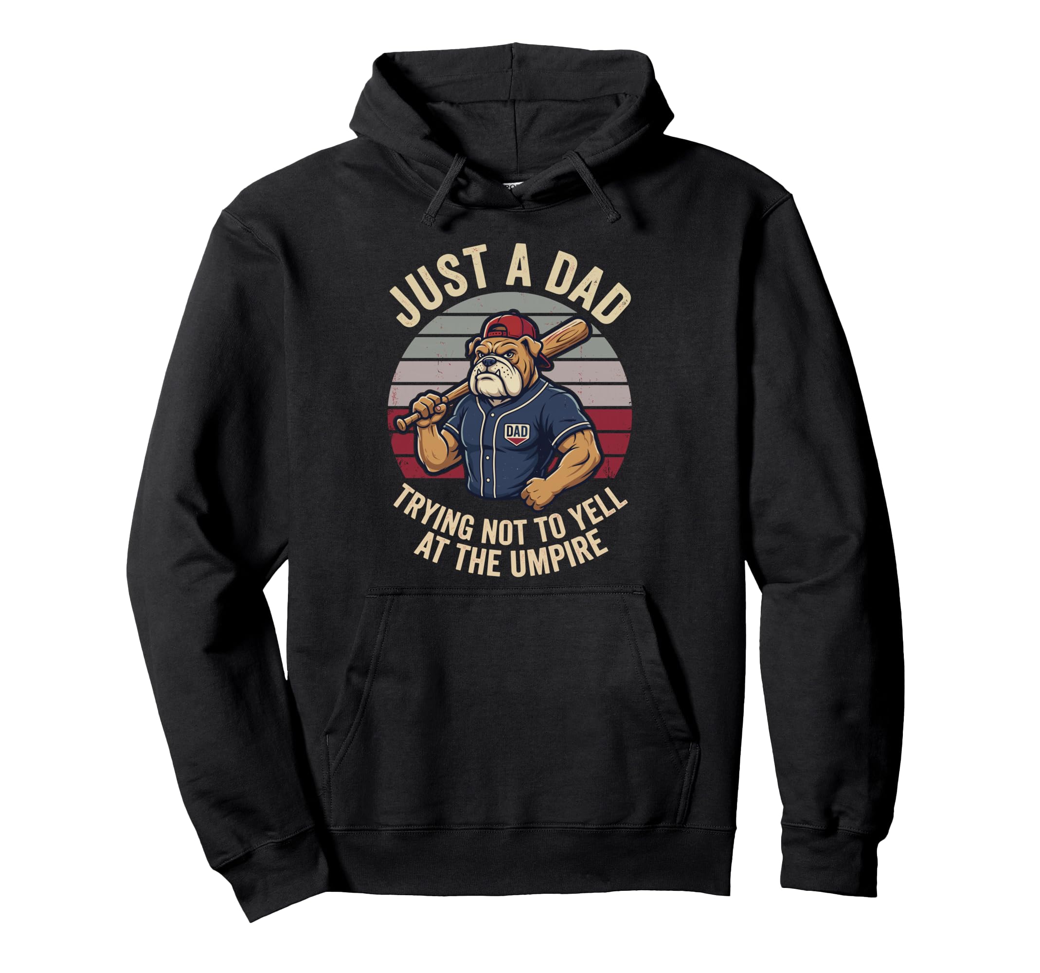 Just Dad Trying Not To Yell Hoodie - Casual Everyday Wear Men Women - T-Shirt, Sweatshirt, Hoodie