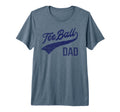 Mens Ball Dad Proud Baseball Daddy Tri T-Shirt - Trendy Graphic Men Women - T-Shirt, Sweatshirt, Hoodie
