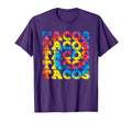 Tacos Tie Dye Taco Tuesday Mexican T-Shirt - Graphic Print Men Women - T-Shirt, Sweatshirt, Hoodie