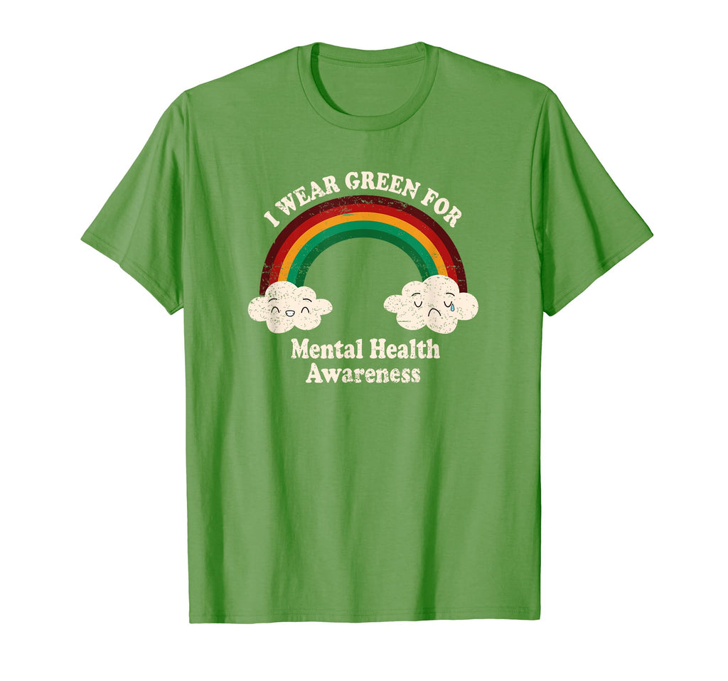 I Wear Green Mental Health Awareness 2024 T-Shirt - Trendy Graphic Unisex - T-Shirt, Sweatshirt, Hoodie