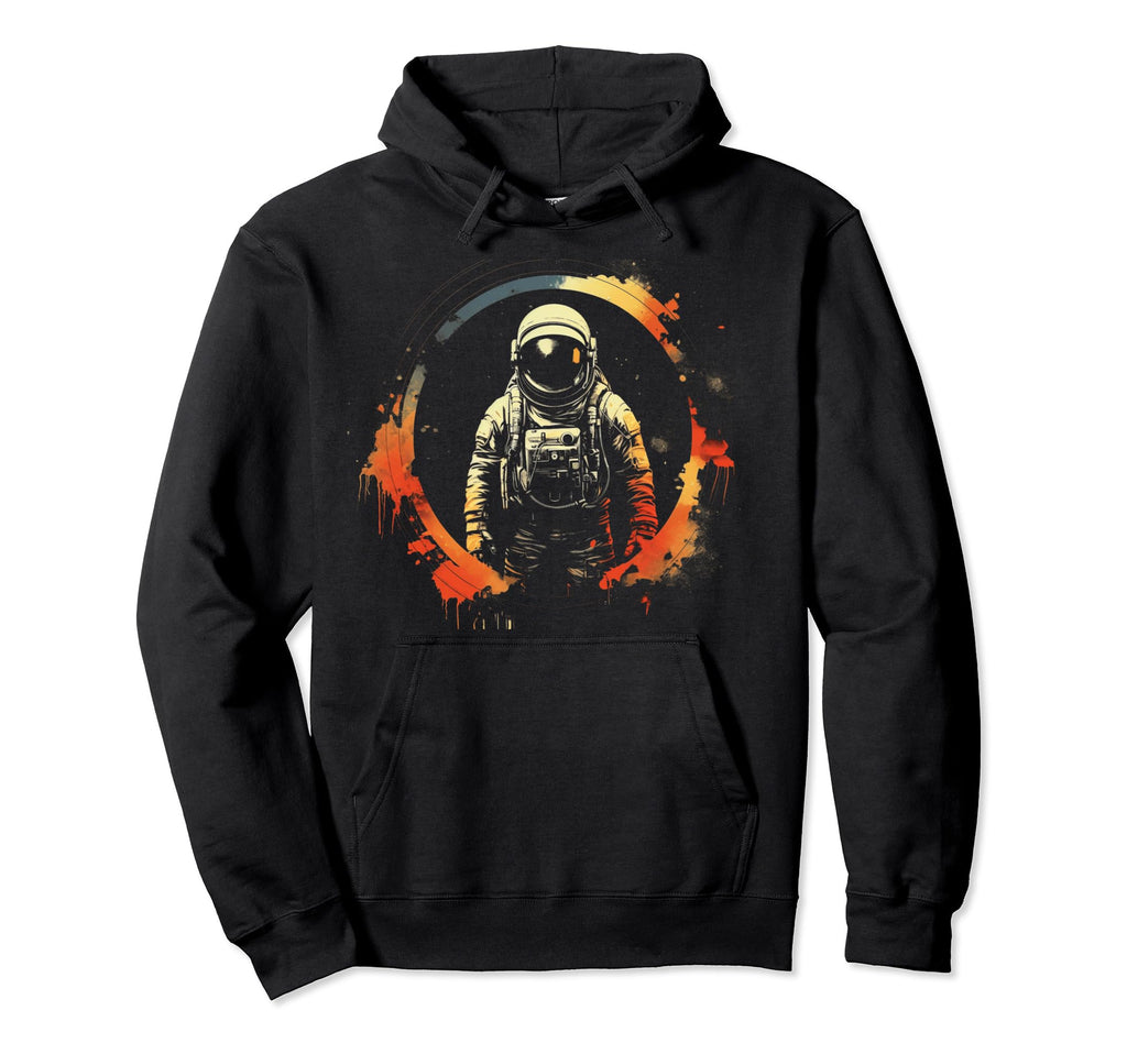 Astronaut Distressed 90S Space Hoodie - Aesthetic Graphic for Adults - T-Shirt, Sweatshirt, Hoodie