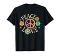 60S 70S Groovy Hippie Flowers Peace T-Shirt - Fun Novelty Design Men Women - T-Shirt, Sweatshirt, Hoodie