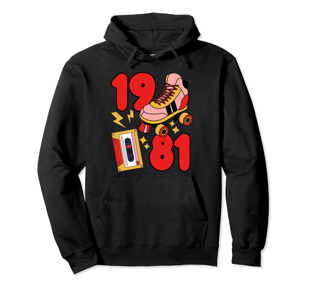 Old School 80S Vibes 1981 Hip Hop Hoodie - Streetwear Style Men Women - T-Shirt, Sweatshirt, Hoodie