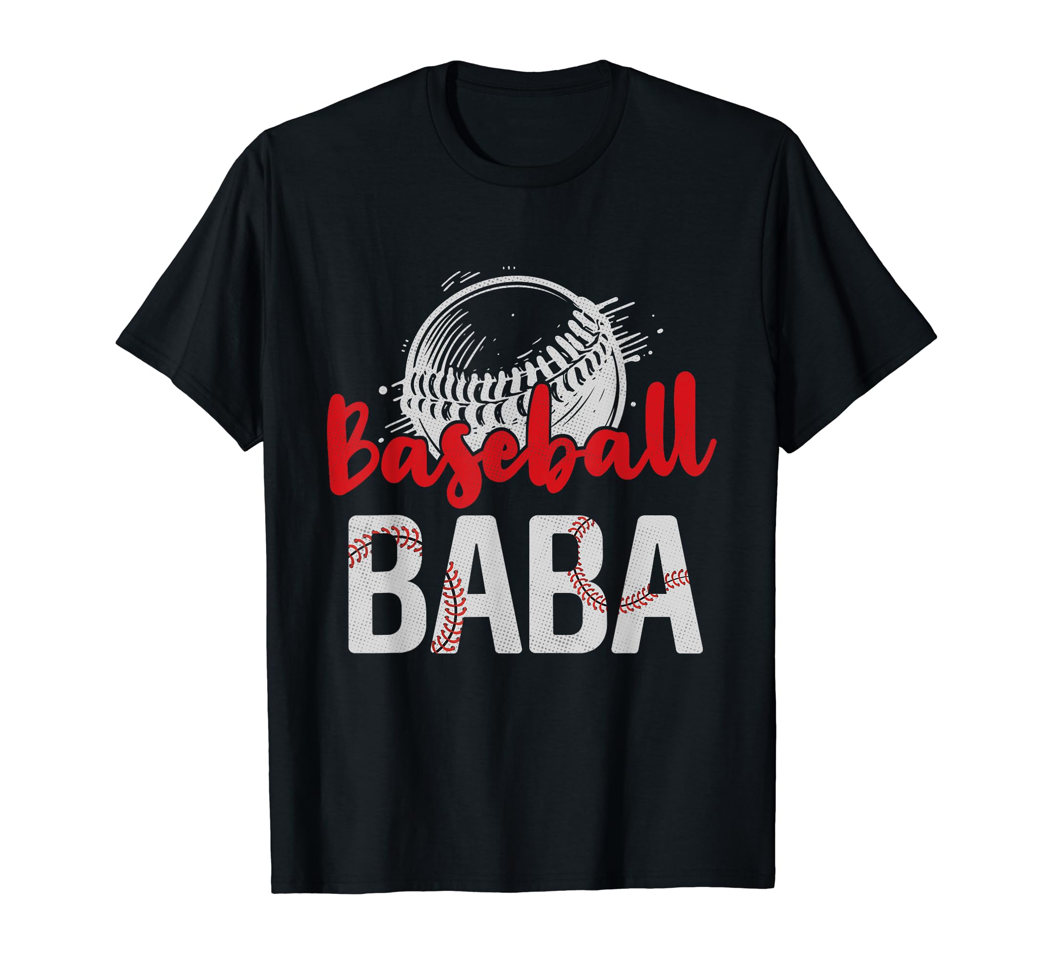 Baseball Baba Fathers Day Dad T-Shirt - Aesthetic Graphic Men Women - T-Shirt, Sweatshirt, Hoodie