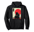 Samurai Cat Ramen Aesthetic Japanese Ukiyo Hoodie - Unique Graphic Unisex - T-Shirt, Sweatshirt, Hoodie
