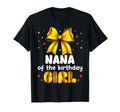 Nana Birthday Baseball Softball Bow T-Shirt - Minimalist Print Unisex - T-Shirt, Sweatshirt, Hoodie