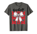 Game Day Baseball Mom Coquette Bow T-Shirt - Trendy Graphic Men Women - T-Shirt, Sweatshirt, Hoodie