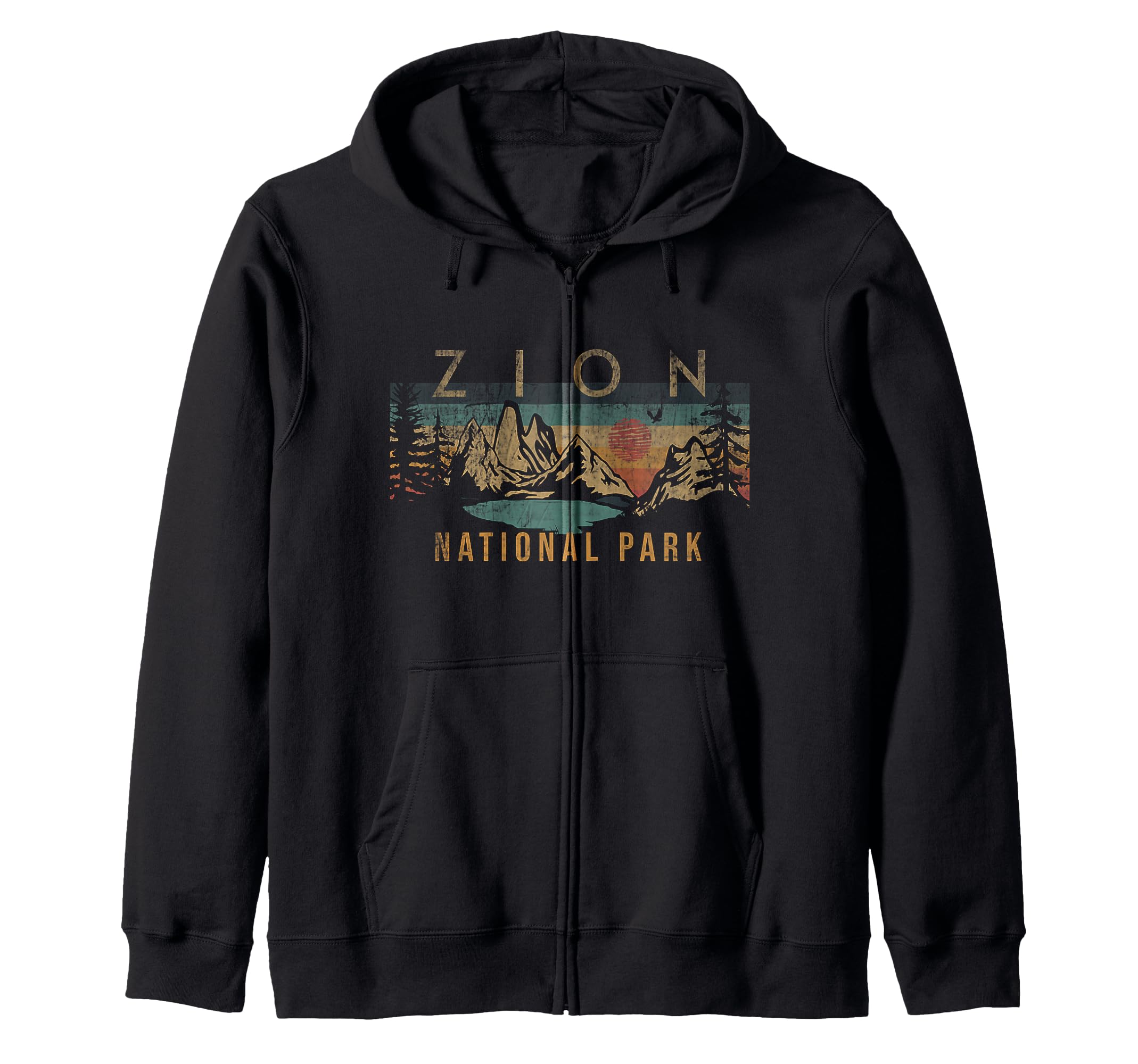 Zion National Park Utah Usa Outdoor Sweatshirt - Novelty Apparel for Adults - T-Shirt, Sweatshirt, Hoodie