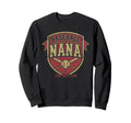 Baseball Nana Best Fan Grandma Sweatshirt - Fun Novelty Design Unisex - T-Shirt, Sweatshirt, Hoodie