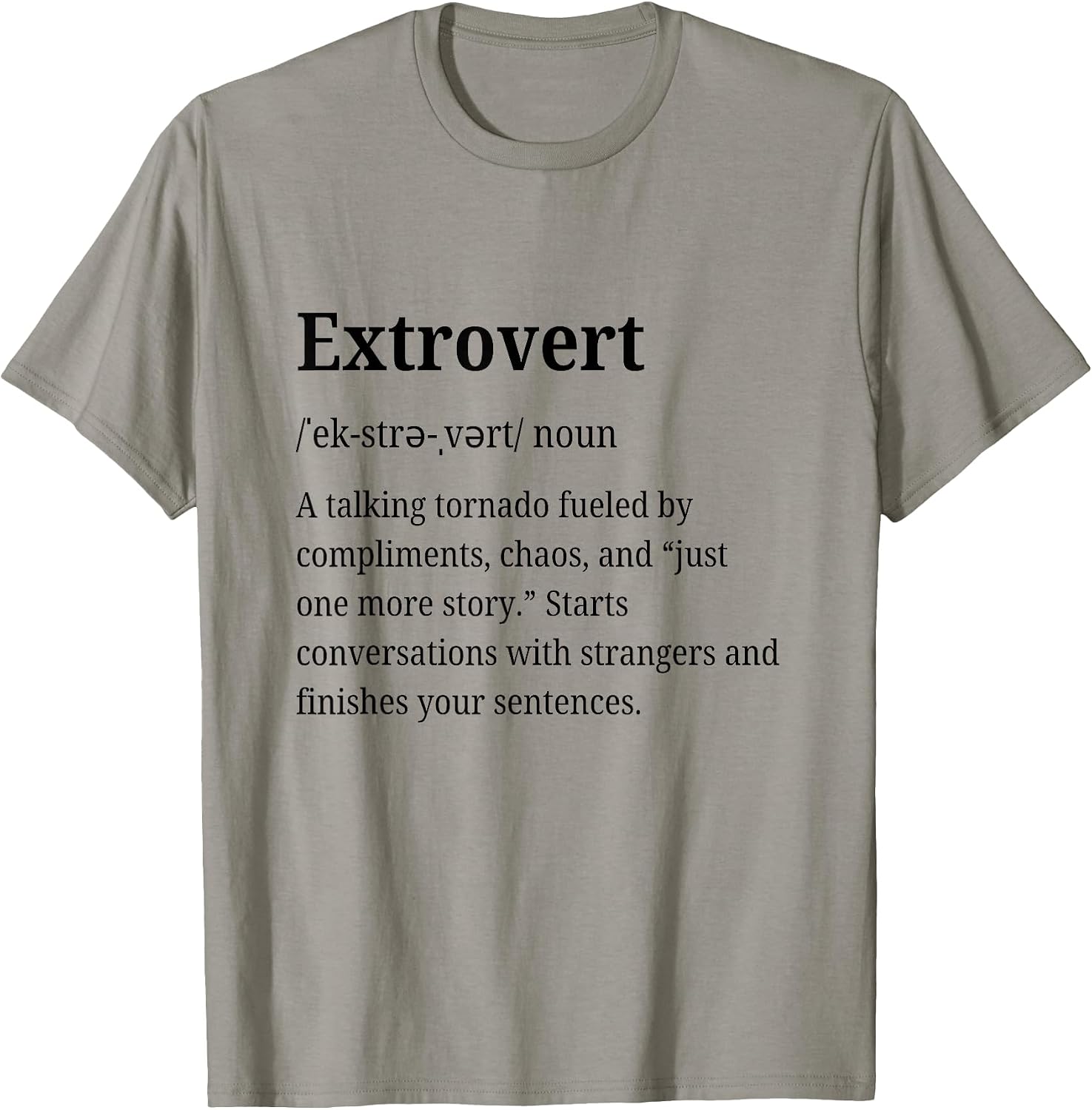 Extrovert Joke Dictionary Club - Adult & Kids T-Shirts, Sweatshirts & Hoodies apparel design preview 1