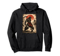 Samurai Bigfoot Japanese Sword Hoodie - Casual Everyday Wear Unisex - T-Shirt, Sweatshirt, Hoodie