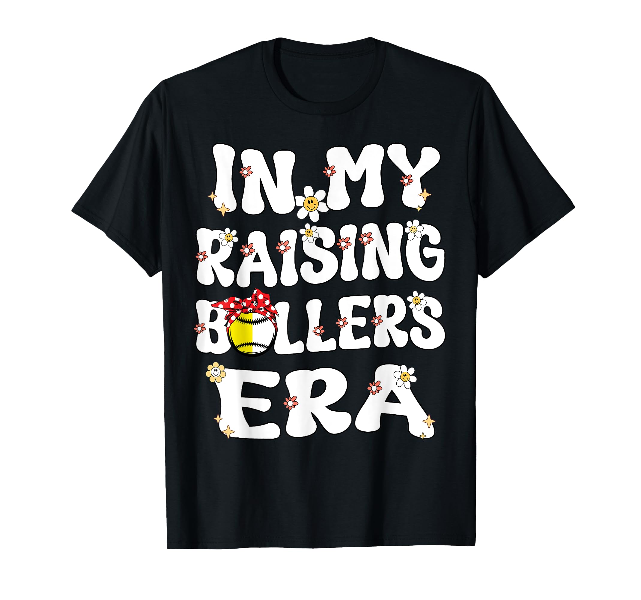 My Raising Baller Era Baseball Softball T-Shirt - Minimalist Print Unisex - T-Shirt, Sweatshirt, Hoodie